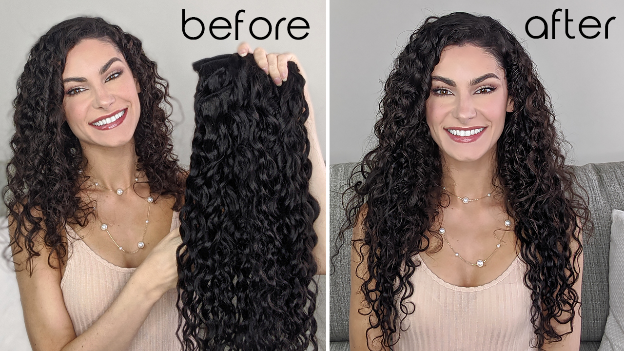 The Best Clip-in Curly Hair Extensions for 3A-4A Curls ⋆ The Alya Experience